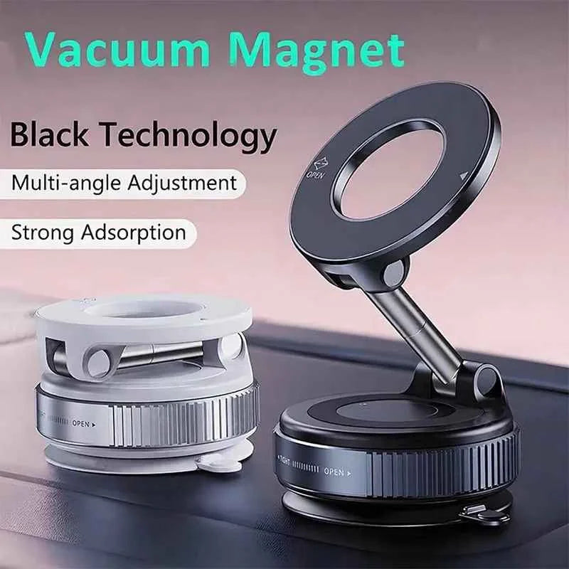 Magnetic 360° Car Phone Holder with Strong Suction Base