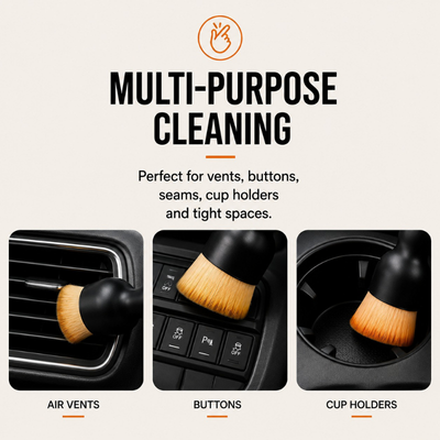 CarKit Interior Detailing Brush with Cover