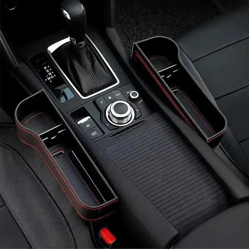 CarKit Seat Gap Filler Organizer with Cup Holder - (Left+Right)
