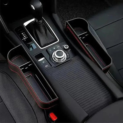 CarKit Seat Gap Filler Organizer with Cup Holder - (Left+Right)