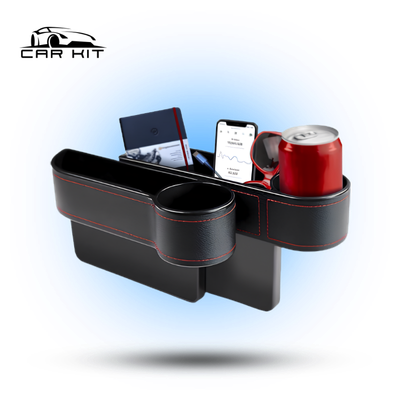 CarKit Seat Gap Filler Organizer with Cup Holder - (Left+Right)