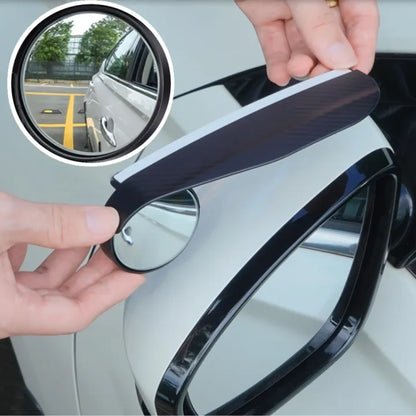 2-in-1 Blindspot mirrors with Rain Guard - (Pair of 2)