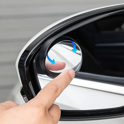 2-in-1 Blindspot mirrors with Rain Guard - (Pair of 2)